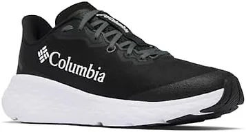 Columbia Women's Konos Featherweight Running Shoe, Black/White, 9.5