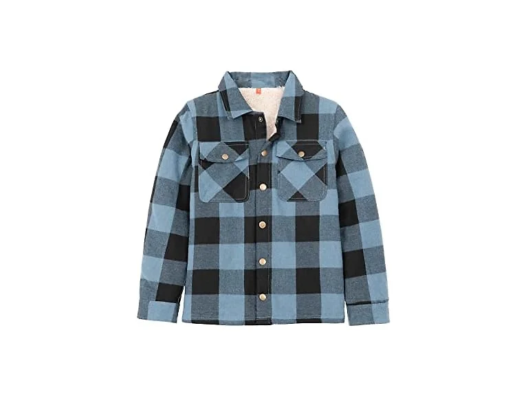 Zenthace Boys (L) Flannel Shirt Jacket
