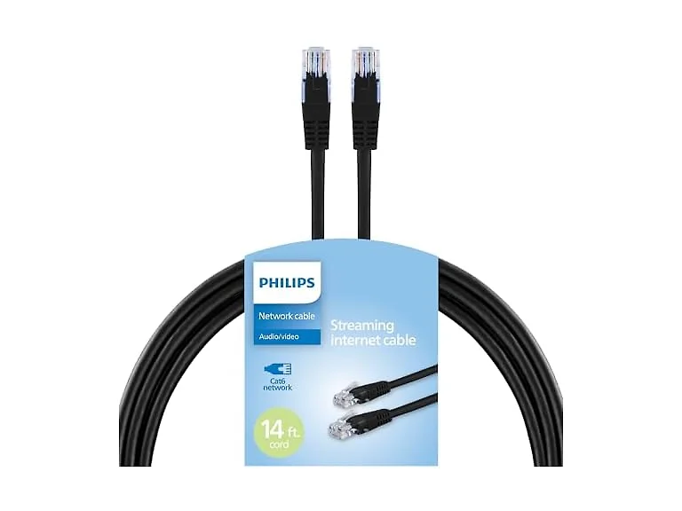 Philips Cat6 Ethernet Cable, Extra Long 14 or 25 Ft Cord