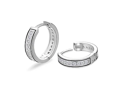 KRKC&CO NS615079 Hoop earrings men