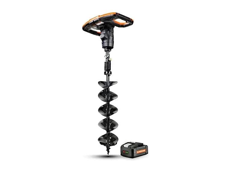 SuperHandy Auger Power Head w/Steel 6x30in Bit