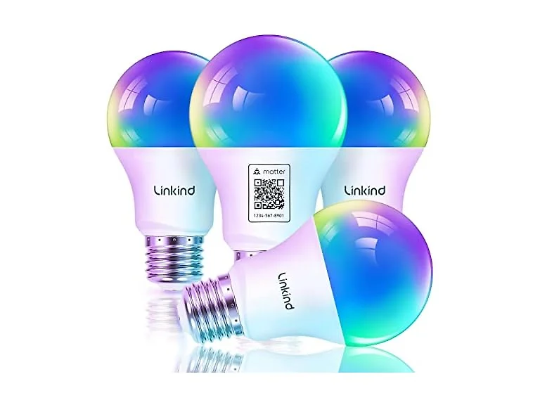 Linkind Smart Light Bulb A19 RGBTW 4Pack