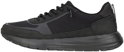 Hey Dude Mens Shoes, Sirocco Alta Essentials, Black/Black, 42