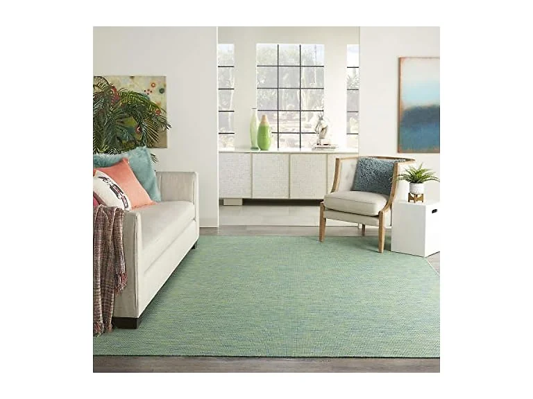 Nourison Positano Blue Green 5'x7'