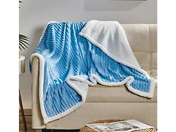 Luxury Home CORDUROY SBLT-SKY-K King Oversized Sher