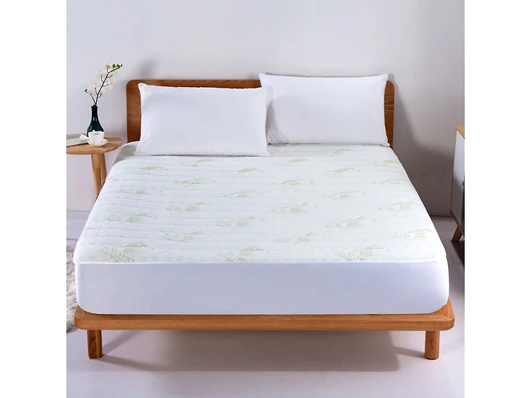 Aloe Vera Rayon From Bamboo Mattress Pad