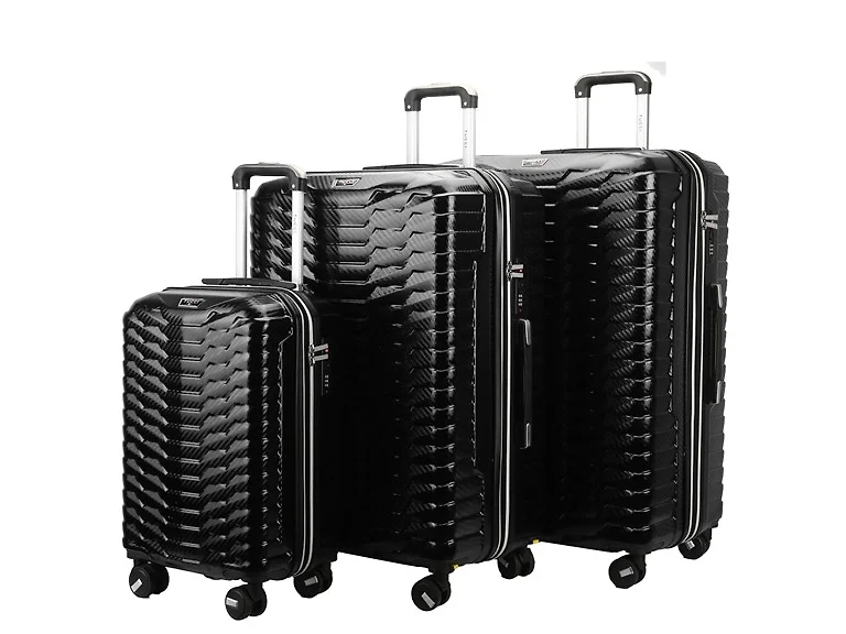 Tucci Occhio Expandable Spinner Wheel Luggage Set, 3-Piece