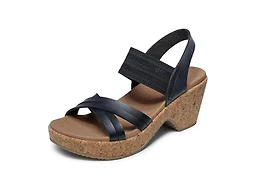 Skechers Women's BRYSTOL - NIGHT SKIES heel sandal, Black 9 M