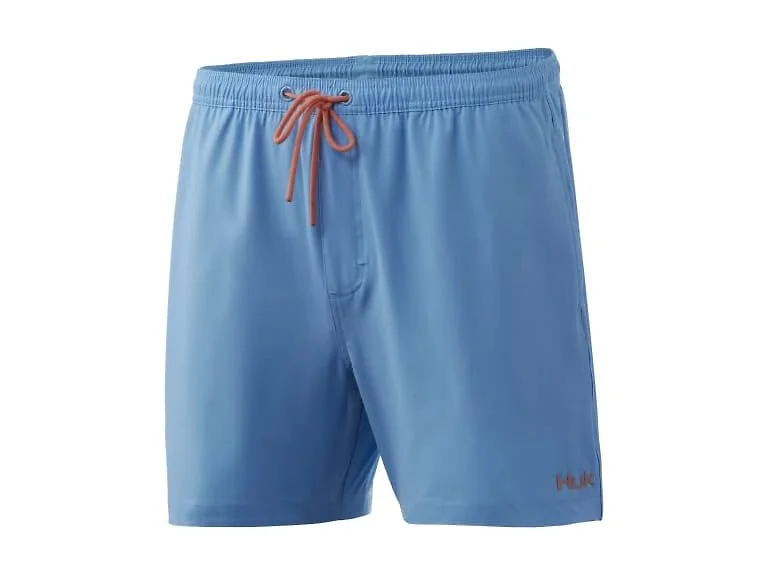 HUK Volley 5.5" Elastic Waist Shorts (Small)