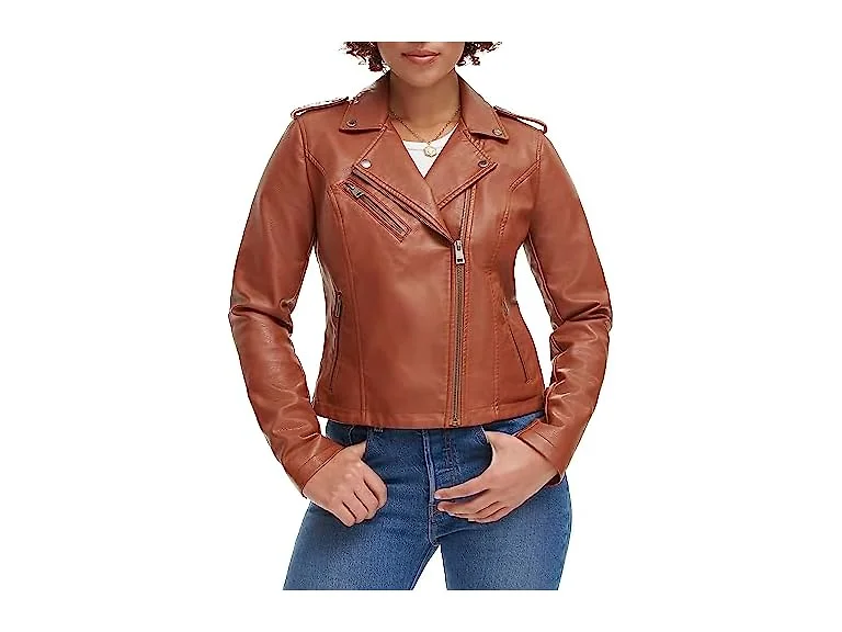 Levi's Women's Faux Leather Moto Jacket (X-Small)
