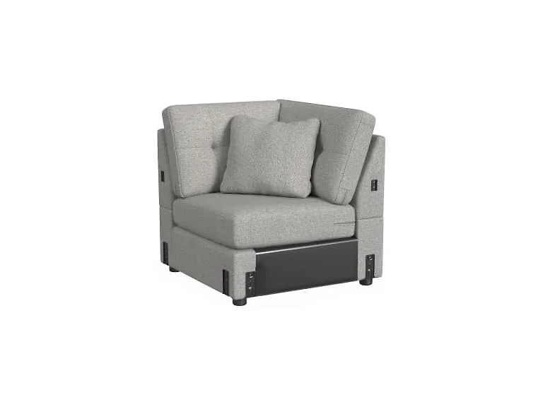 Linon KYVOS Mallory 33" Modular Chair Grey