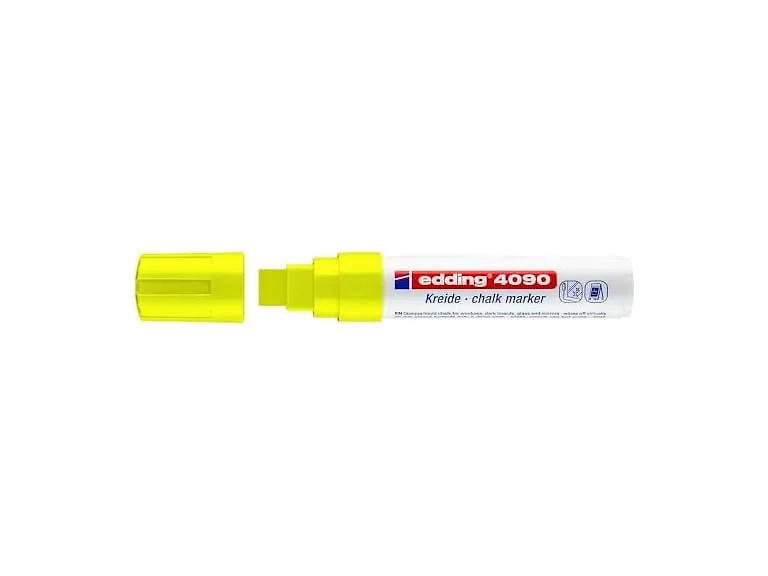 edding 4090 Chalk Marker - neon-Yellow - 5 Pens