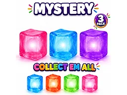 Twilight Brands SQUISHY-LED-CUBES-3PK 3-Pack 3