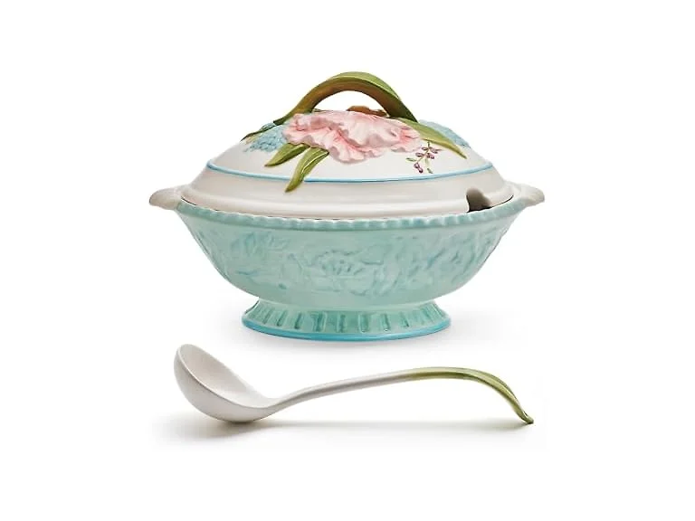 Fitz and Floyd with Ladle, 3.5 Quart