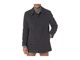 Cole Haan Signature Men's Wool Plush Car Coat, charcoal, Medium
