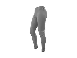 Spyder Womens Micro French Terry Base Layer Thermal Long Johns Bottom, Heather Grey, Small