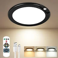 Bairth B0GHMQGTR9 Ceiling Light 3CCT-7-Black 1 Pack
