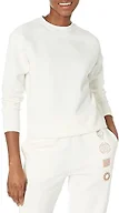 Amazon Essentials Women's Relaxed-Fit Crewneck Pullover Long-Sleeve Sweatshirt, Eggshell White, 5X