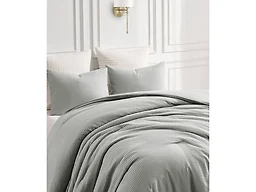 Kathy Ireland 3 Pc Waffle Comforter Set