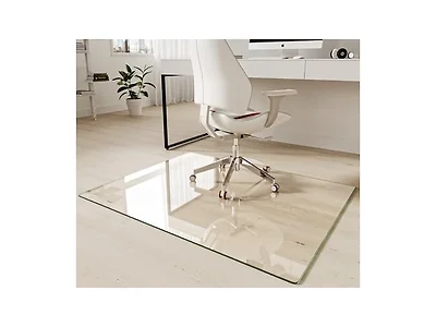 Koonmi 36" x 46" Upgraded Glass Chair Mat