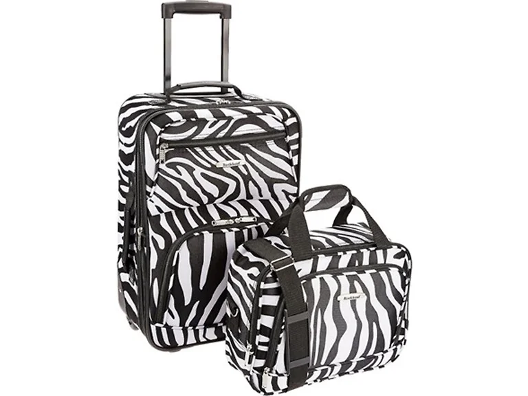 Rockland Fashion Softside Upright Luggage Set 2PC