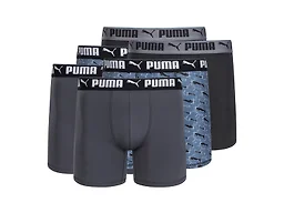 PUMA Men's 6 Pack Sportstyle Boxer Briefs