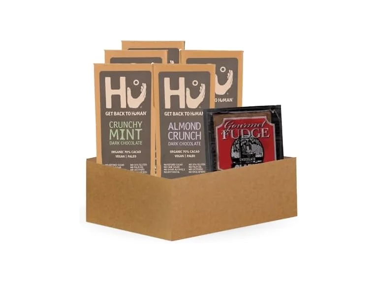 6 Item Set- Hu Chocolate Mint & Almond & Claeys Fudge