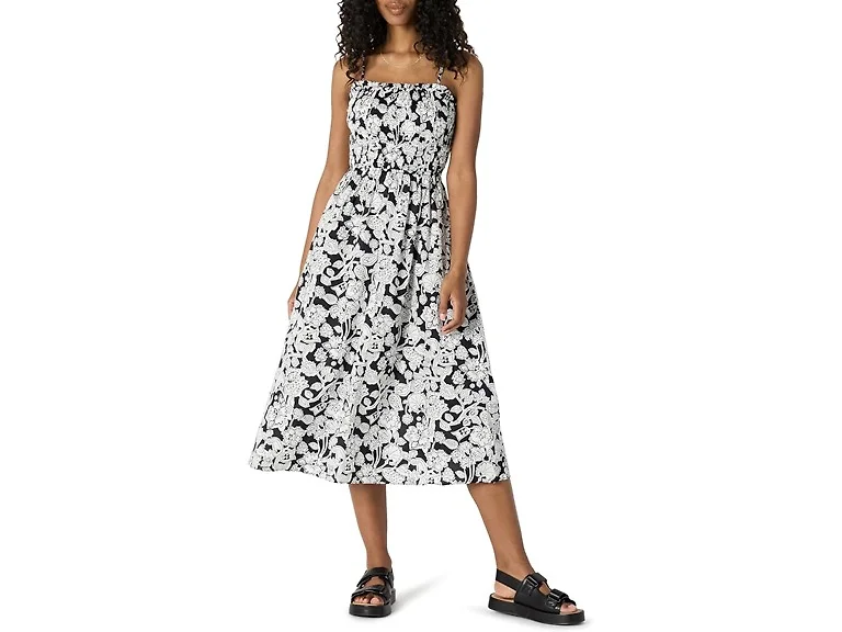 Amazon Essentials Women (XS) Black Floral Dress