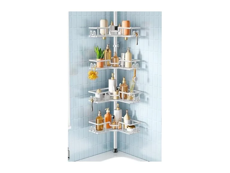 HAMITOR Corner Shower Organizer