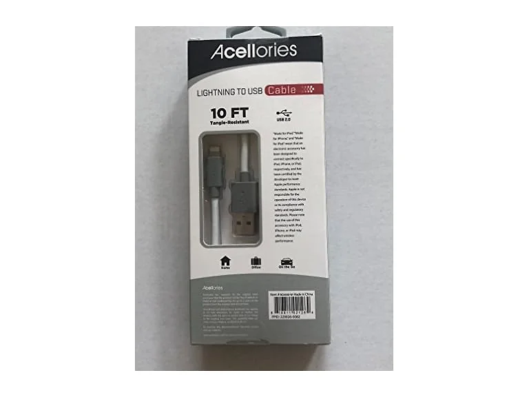 Acellories MFI 10-Ft. Lightning to USB
