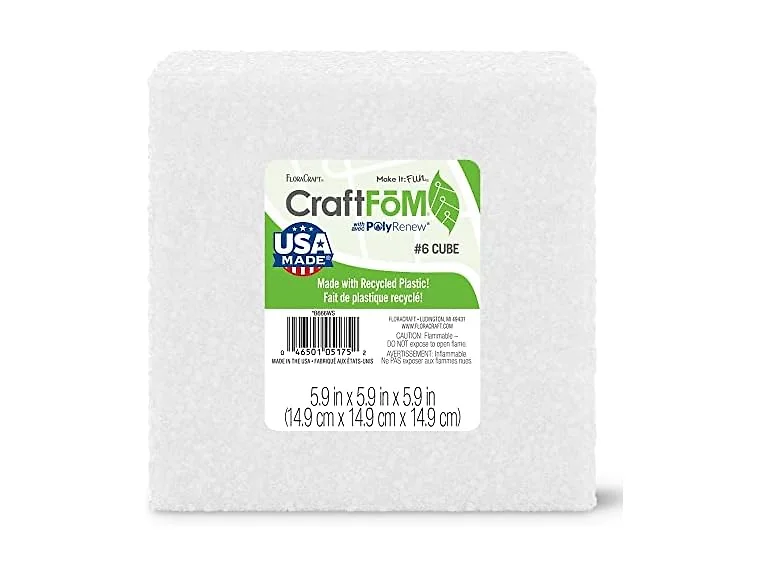 FloraCraft CraftFōM Cube 5.9 Inch x 5.9