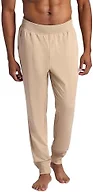Gaiam Men’s Serenity Flow Jogger, Standard Fit, 30” Inseam, Stretch Midweight Material, Humus Heather, Medium