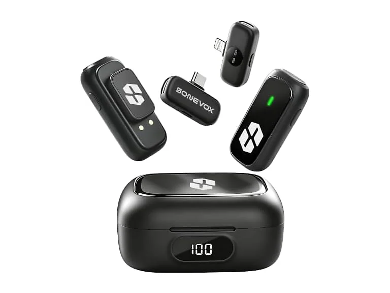SONEVOX AirMic Mini (2TX 2RX Charging Case)