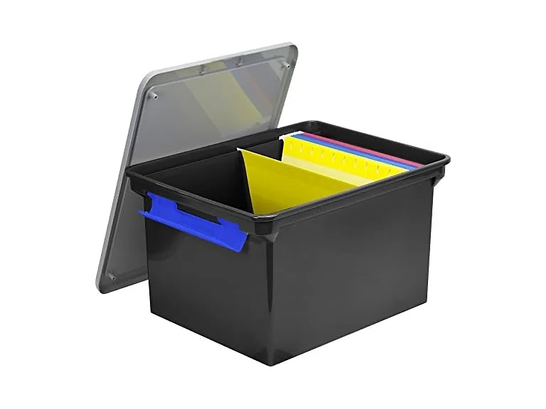 Storex Utility Tote with Locking Handles