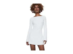 Princess Polly Lukea Long Sleeve Mini Dress White