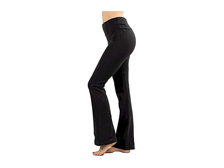 Zenana Women (S) Fold Over Waist Cotton Leggings