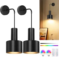 VerRon B0F43YLRJX Rechargeable Wall Sconce Set o