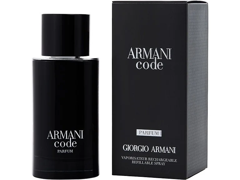 Armani Code for Men EDT Refillable, 4.2 oz