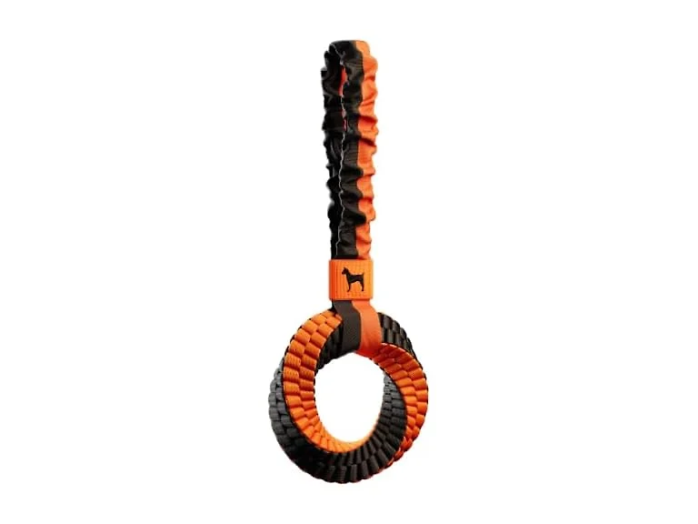 NOAH & PAW Luxury Dog Toy, Dog Rope Toy- Tug Ring, Black