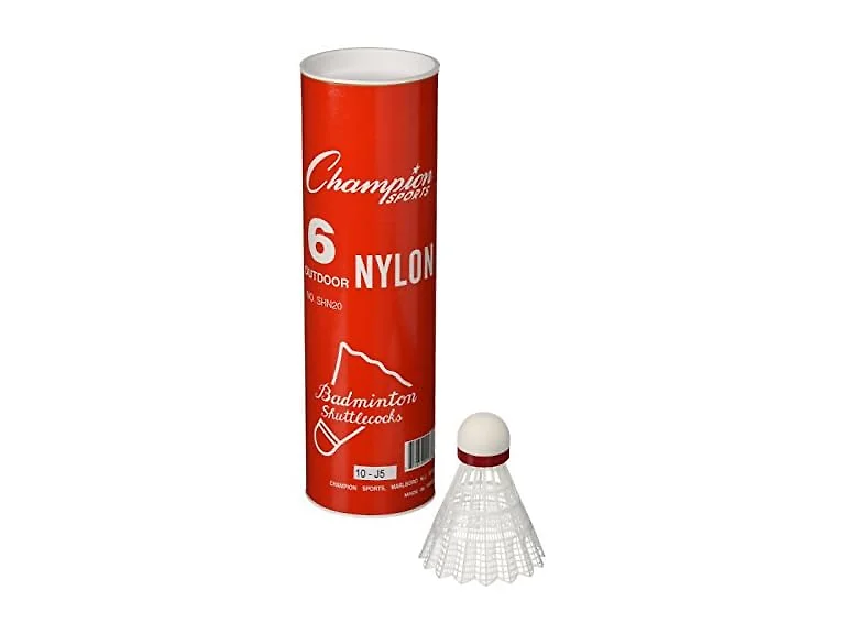 Champion Sports Nylon Shuttlecocks for Outdoor