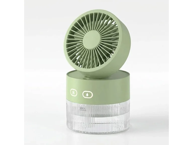 Mist Cooling Fan Compact Desktop Fan