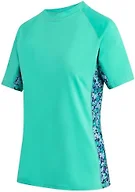 Kanu Surf Womens, Breeze UPF 50+ Short Sleeved Active Rashguard & Workout Top, Bloom Green, X-Large