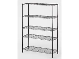 J&V Textiles 7058-BK 5-Tier Shelving Unit