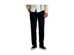 Haggar Men's Straight Fit Premium No Iron Khaki Pant