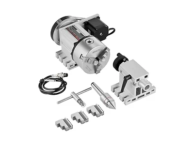 Dividing Head, K11-100mm 3-Jaw Chuck, CNC Router