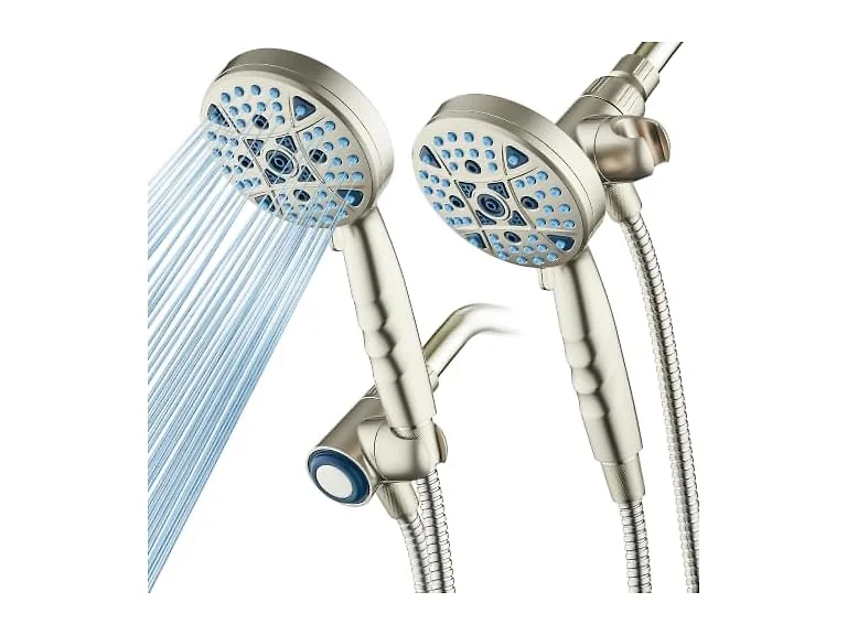 AquaCare Magneton High Pressure 8-mode Handheld Shower Head w/Dual Bracket