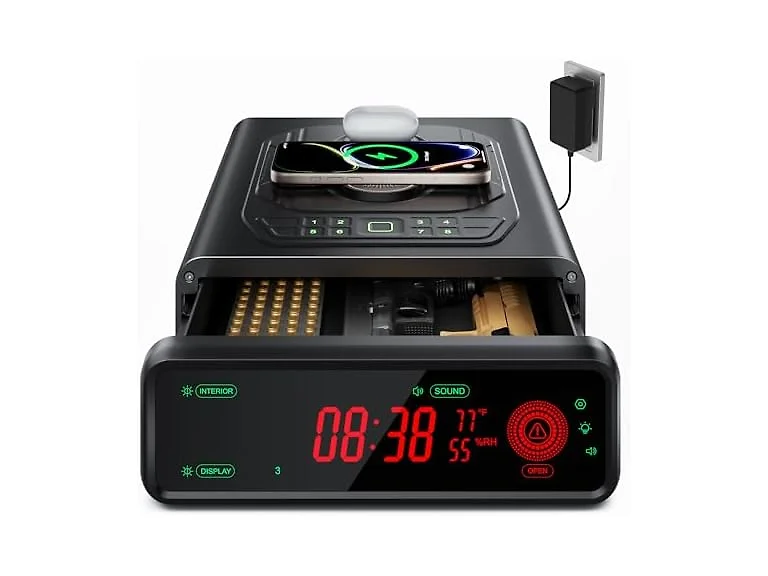 TRRKO Biometric Handgun Safe Dual WC