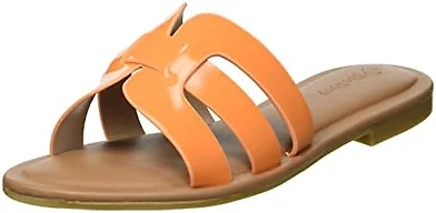 The Drop Women's Monika Flat H-Band Slide Sandal