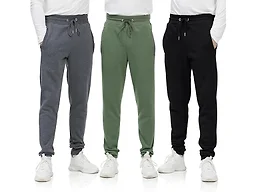 White Peak TRX-PFJM-122-M Medium 3 Pack: Men's Fleece Li