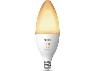 Philips Hue 40W B39 Candle-Shaped LED 4 Pack